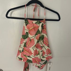Agua by Agua Bendita floral crop top